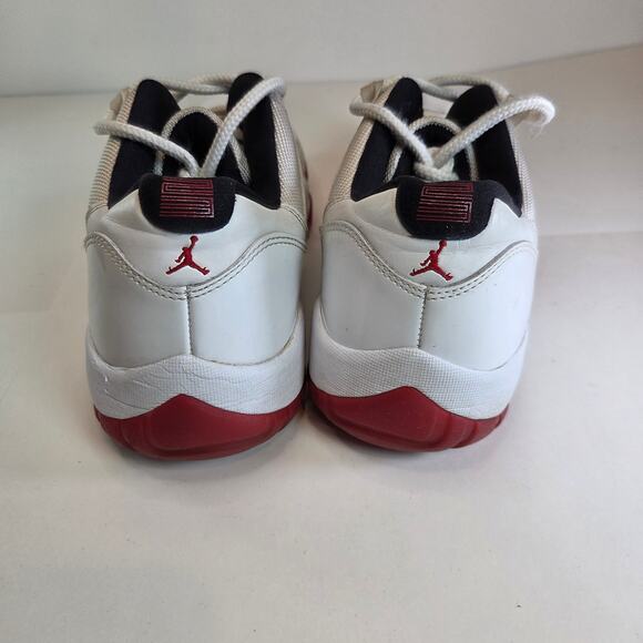 Nike Air Jordan 11 Retro Low Cherry 2012 White Red Size 13 528895-101 main image 12